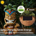 Solar Garden Statue Light 10.43", Yard Decor