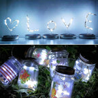 8-Pack Christmas String Lights, Waterproof Twinkle Lights