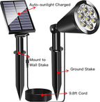 Solar Spotlights, Waterproof Landscape LED