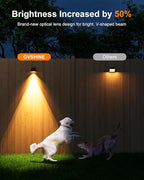 Bright Solar Wall Lights 8-Pack, LED