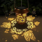 Butterfly Solar Porch Lanterns, Classic Waterproof LED