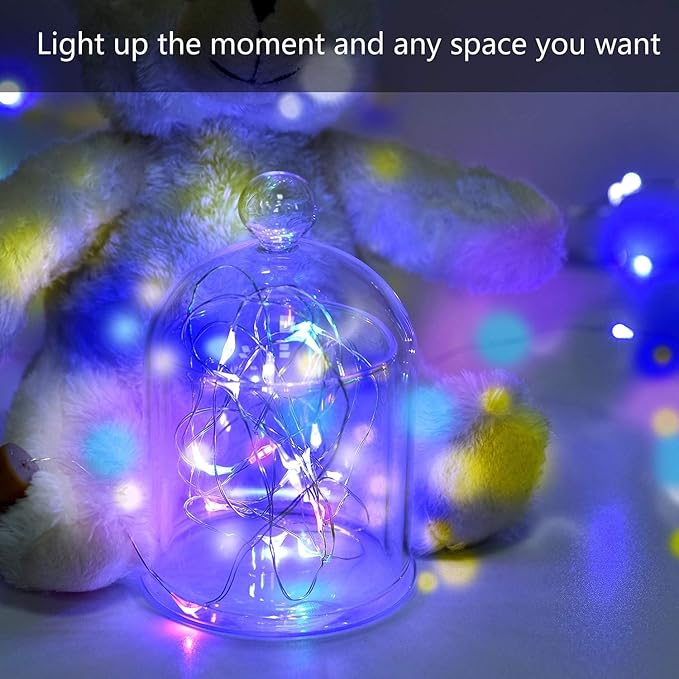 Christmas Yard String Lights 24-Pack, 20 LED Waterproof