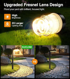 12-Pack Solar Pathway Lights, Waterproof LED Driveway Lights