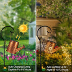 Bee Solar Patio Lanterns, Rustic Waterproof LED