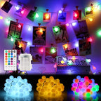 16ft RGB Outdoor Edison String Lights, Weatherproof