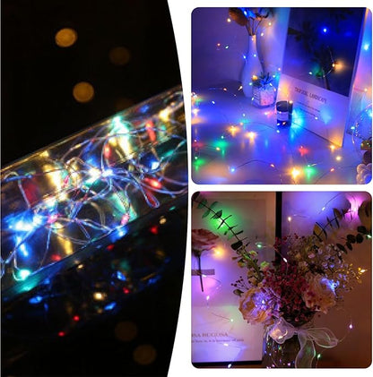 Christmas Porch String Lights, 16ft 50 LED Waterproof