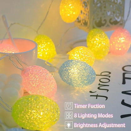 Outdoor String Lights, 7ft Waterproof LED