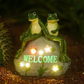 Frog Solar Lawn Figurine Light, Waterproof