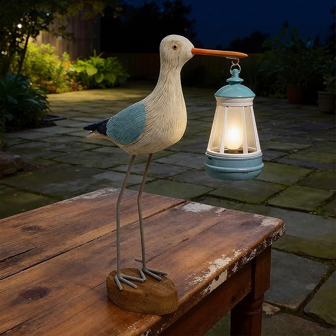 Solar Garden Statue Light, Yard Decor