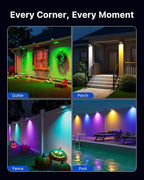 Solar Fence Lights, Waterproof LED