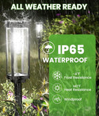Solar Pathway Lights 4-Pack, Walkway LED