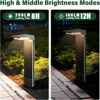 Solar Walkway Path Lights 6-Pack, Waterproof