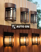 12-Pack Solar Gutter Lights, Brown Waterproof LED