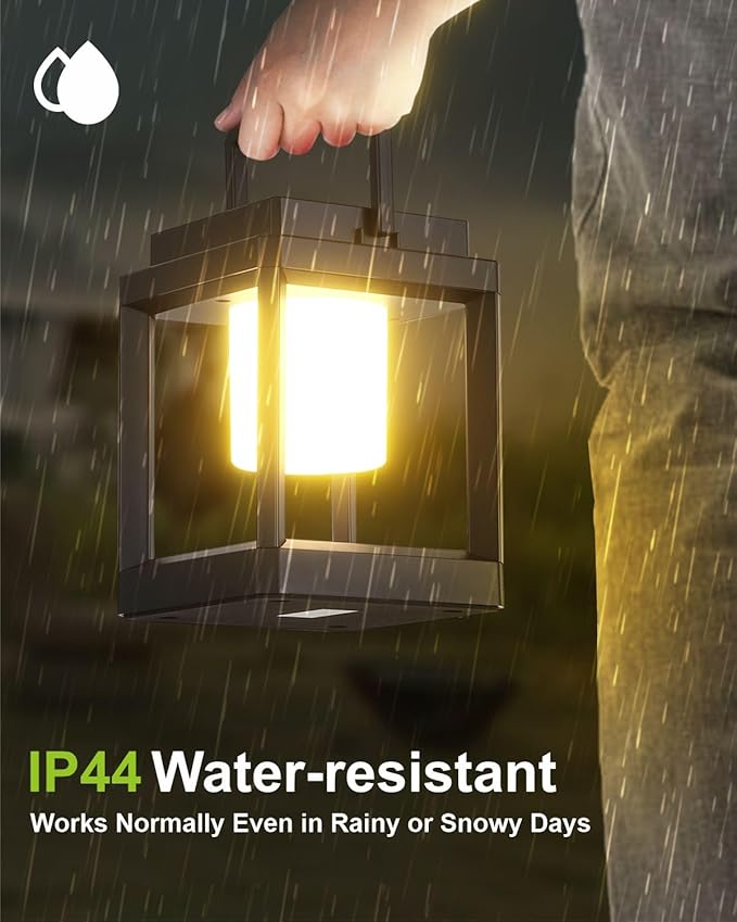 Backyard Solar Lanterns, Waterproof LED Backyard Lights