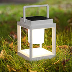 Garden Solar Lantern Set, Metal Yard Lighting