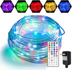 Solar Rope Lights, 66ft 200 LED Waterproof Porch Lights