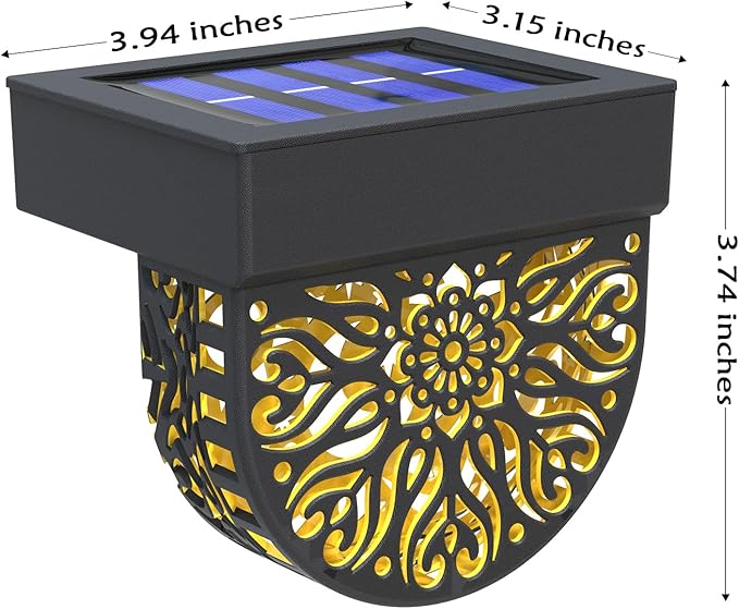 Bright Solar Yard Lights 6-Pack, LED
