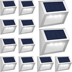 Sleek Solar Yard Lights 12-Pack, LED