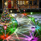 10-Pack Solar Pathway Lights, Waterproof LED Driveway Lights