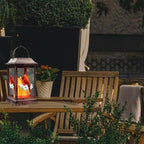 Cardinal Solar Garden Lanterns, Rustic Waterproof LED