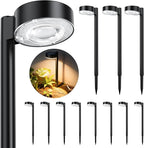 12-Pack Solar Pathway Lights, Waterproof LED Driveway Lights