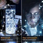 Christmas Yard String Lights 32-Pack, 10ft 30 LED Waterproof