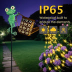 Solar Frog Statue Light, Yard Decor