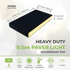 Warm White Solar Path Lights, Outdoor Walkway LED