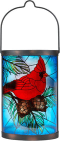 Solar Cardinal Lanterns, Outdoor Hanging LED Decor