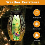 Charming Dragonfly Solar Lanterns for Patio, Waterproof LED
