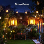 2-Pack Hanging Solar Lanterns, Waterproof LED Garden Lights