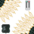 Christmas Fairy Lights, 66ft 200 LED Battery Twinkle Lights