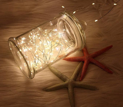 2 Pack 20 Feet 60 Warm White Led Battery Operated Fairy Lights with Remote Control Timer Waterproof Silver Copper Wire Twinkle String Lights for Party Bedroom Wedding Christmas Decorations
