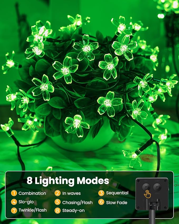 Christmas String Lights, 60 LED Waterproof Twinkle Lights