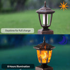 Outdoor Post Lighting Fixture, Bronze Weatherproof Post Light