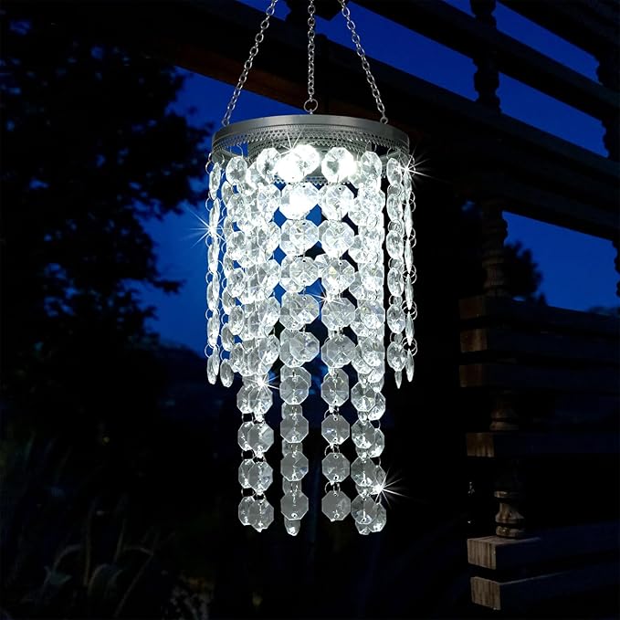 Backyard Solar Lanterns, Waterproof LED Outdoor Lights