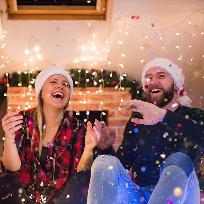 400 LED Christmas Twinkle Lights, 33ft Waterproof for Porch