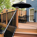 4-Pack Solar Post Cap Lights for Fence, LED