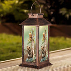 Bear Solar Lanterns, Waterproof LED Porch Lights