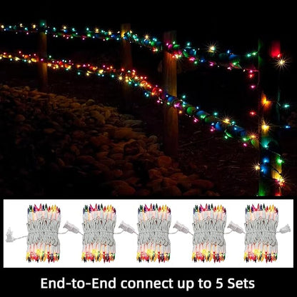 Christmas String Lights, Waterproof Twinkle Lights