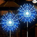 Solar Garden Path Lights 2-Pack, Waterproof