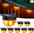 8-Pack Solar Dock Lights, Outdoor LED