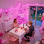 Christmas Yard String Lights 4-Pack, 5ft 50 LED Waterproof