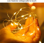 Outdoor String Lights, Warm White Waterproof LED