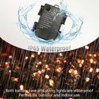 100 LED Christmas Fairy Lights, Timer Waterproof