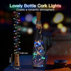 10-Pack 20 LED Christmas Twinkle Lights, Waterproof for Backyard
