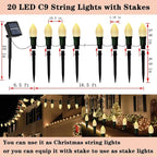 Solar Pathway Lights, Waterproof LED Yard Lights