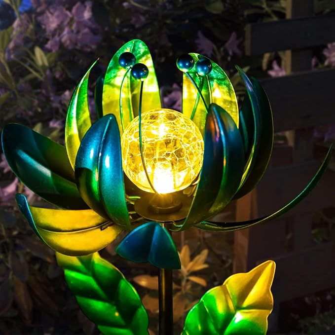 Solar Pathway Lights, Waterproof LED Garden Lights