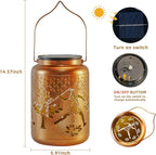 Solar Courtyard Lanterns, Yard Hanging LED Decor