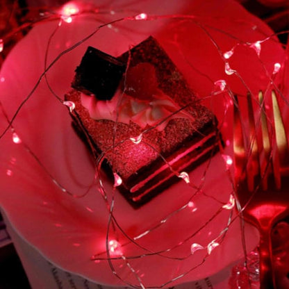 16-Pack 2ft Christmas LED String Lights, Waterproof Timer Lights